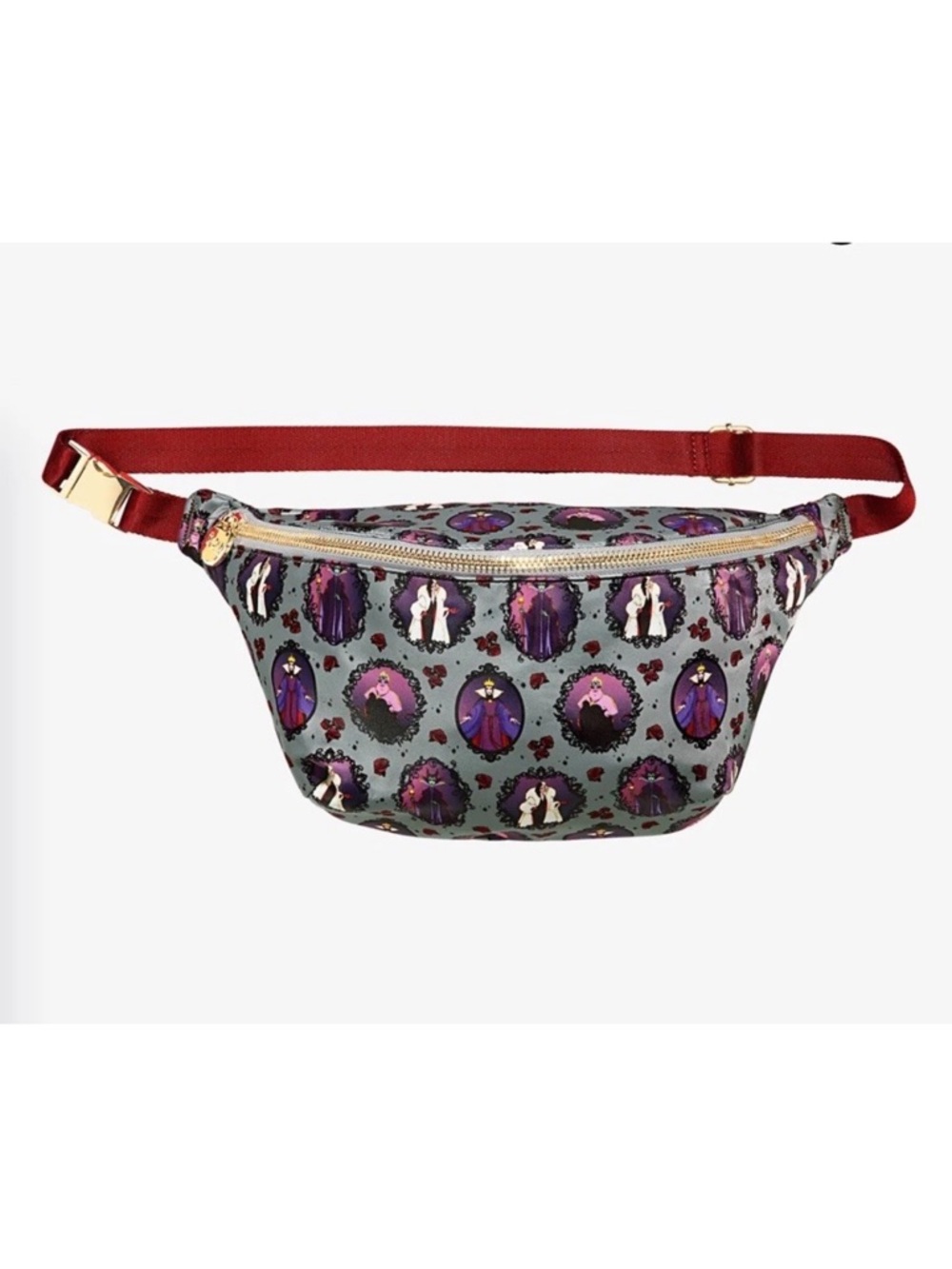 Stoney Clover Lane Disney Villains A Bunch of Bad Apples Jumbo Fanny Pack NWT